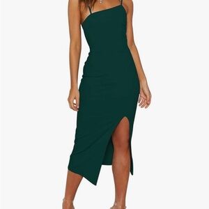 Elegant Green Midi Dress